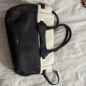 Karl Lagerfeld Black and White Women's Handbag